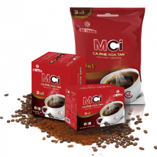 3 in 1 instant coffee. (18 bags * 16 g/box)